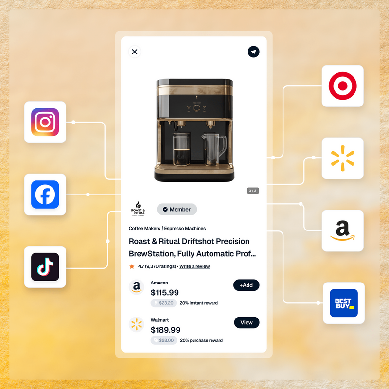 Consumer buys anywhere