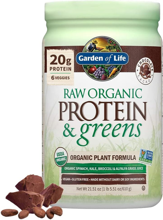 Garden of Life organic protein & greens, 20 Servings