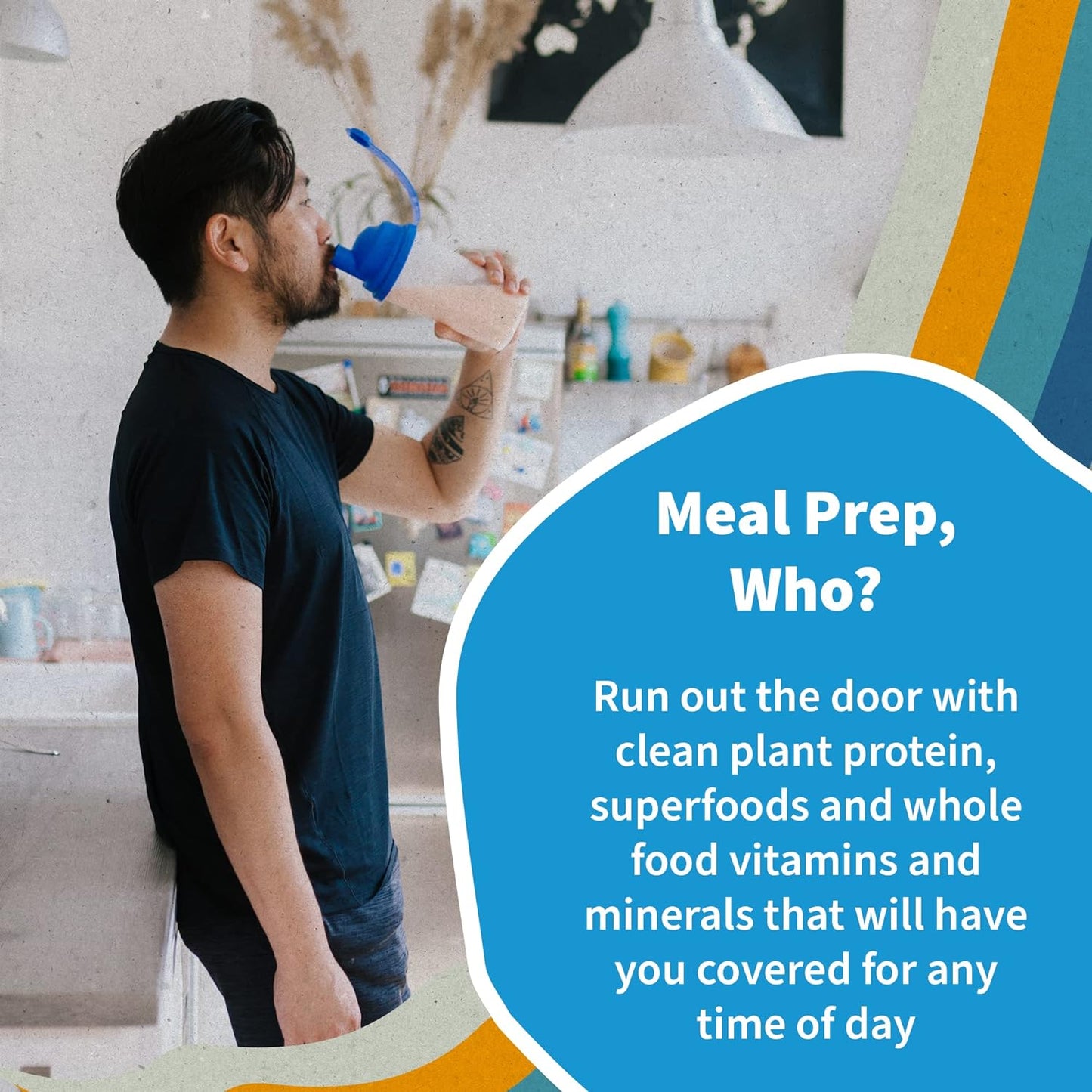 Garden of Life Vegan Protein Powder - Raw Organic Meal Replacement Shakes - Vanilla - Pea Protein, Greens and Probiotics for Women and Men, Plant Based Dairy Free All in One Shake, 28 Servings