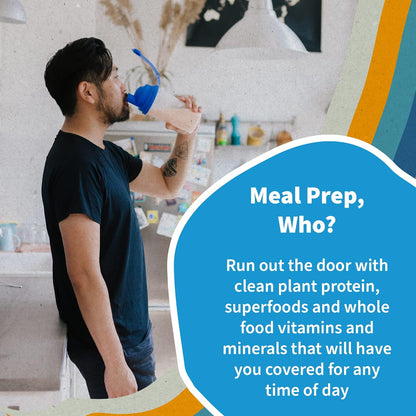 Garden of Life Vegan Protein Powder - Raw Organic Meal Replacement Shakes - Vanilla - Pea Protein, Greens and Probiotics for Women and Men, Plant Based Dairy Free All in One Shake, 28 Servings